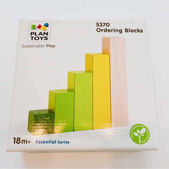 Plan Toys Other - New Plan Toys Toddler Ordering Blocks